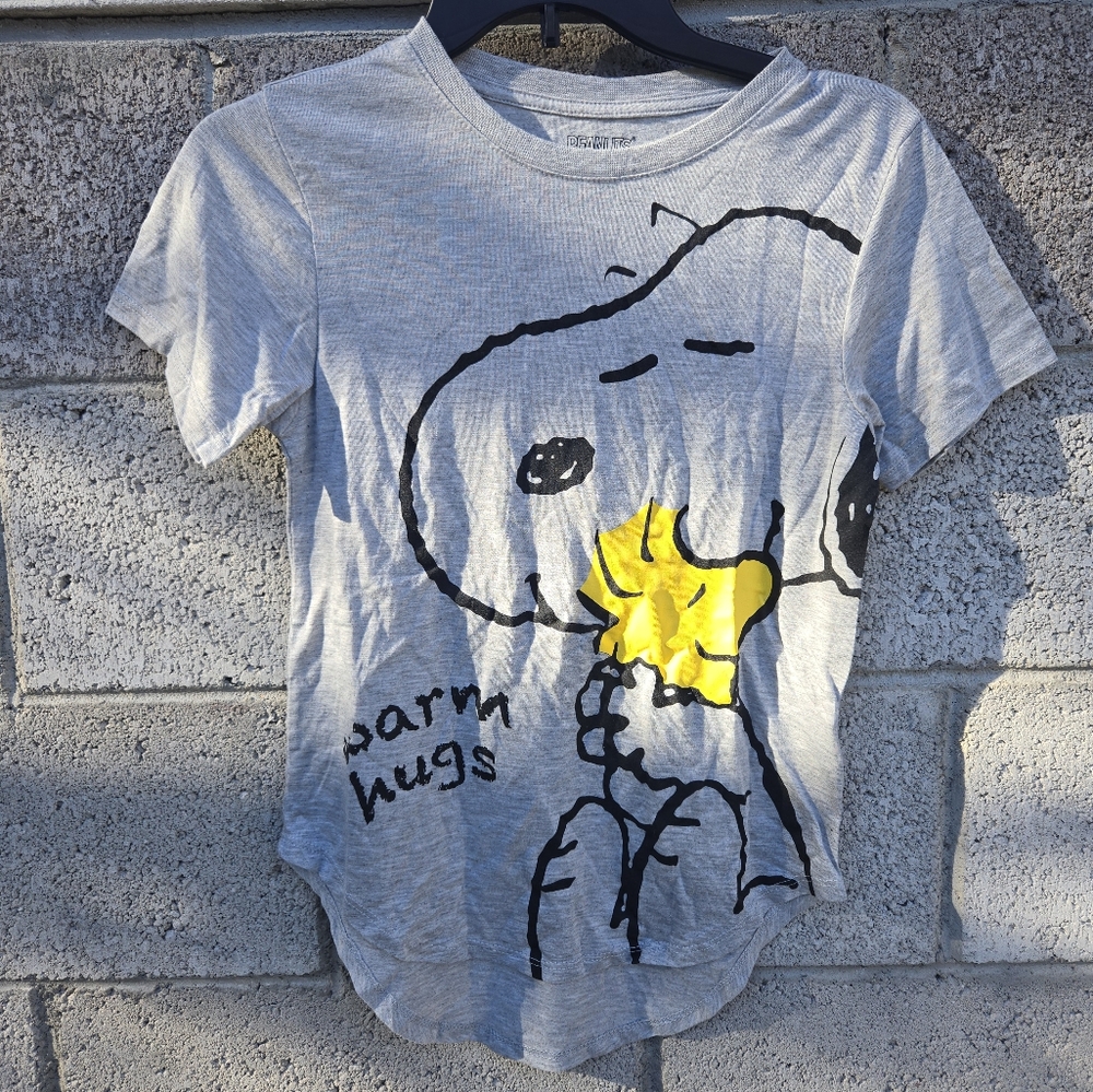 Gray Snoopy Kids T-Shirt